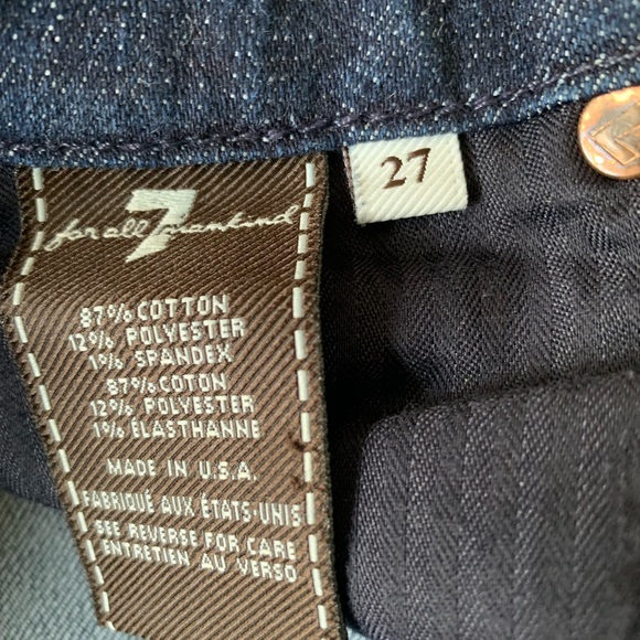 7 For all mankind Kimmie bootcut jeans size 27 - Picture 5 of 6